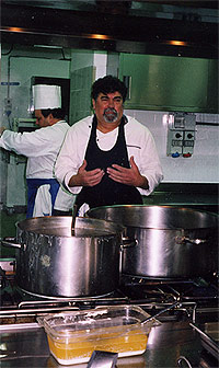 Lo chef Amelio Fantoni